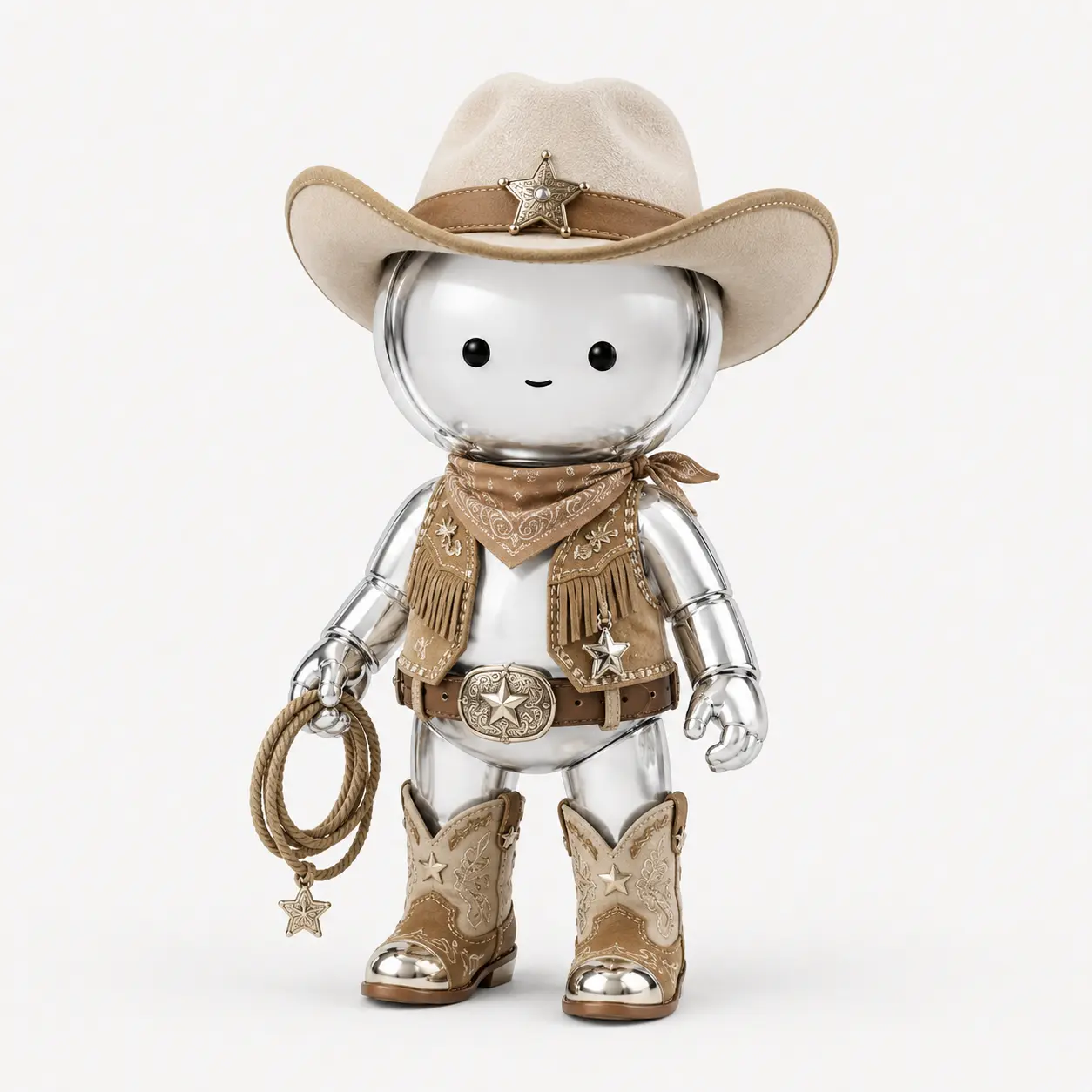 A Doppel dressed as a cowboy