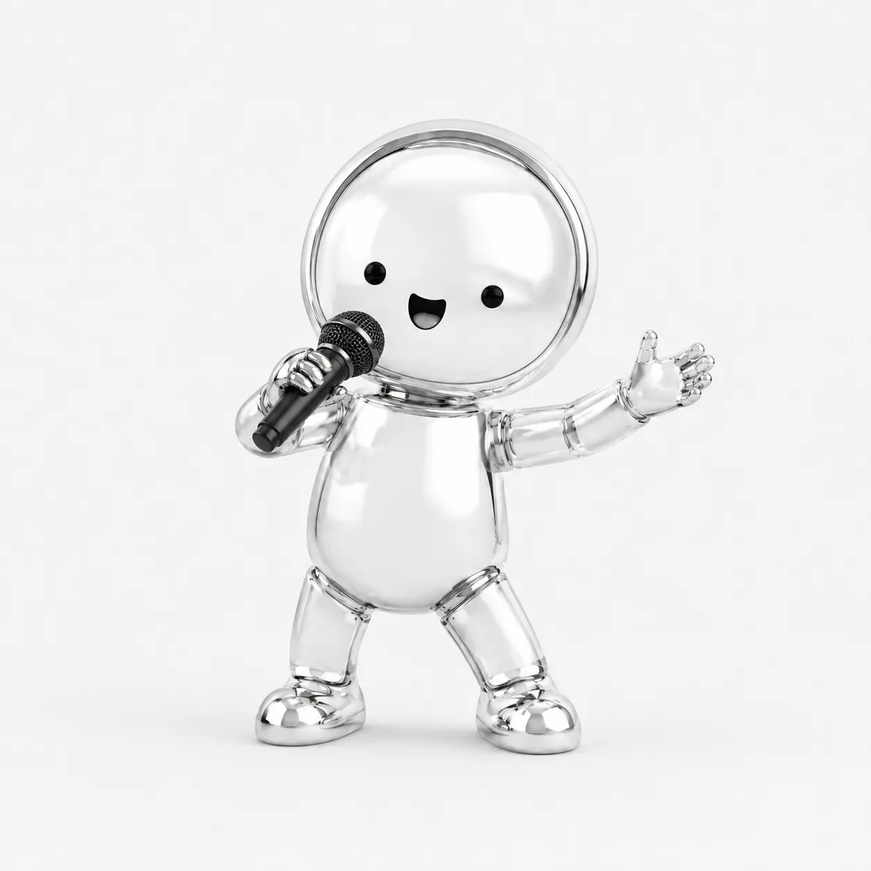 A Doppel singing karaoke